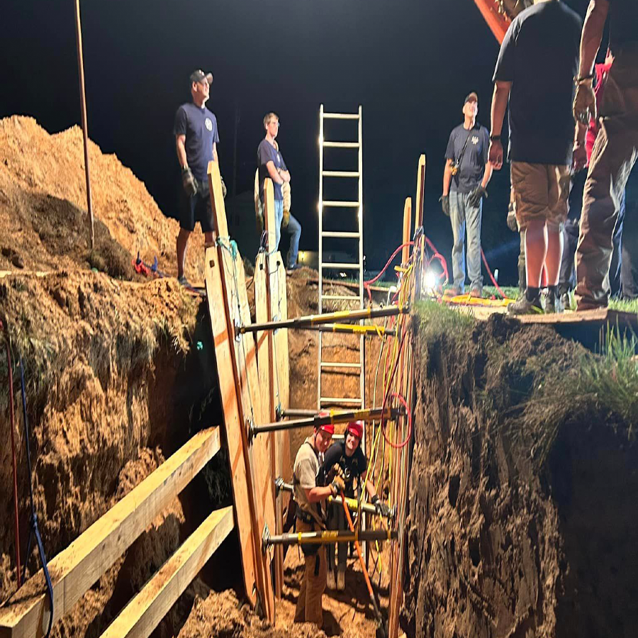 Menomonie Fire Department Trench Training 