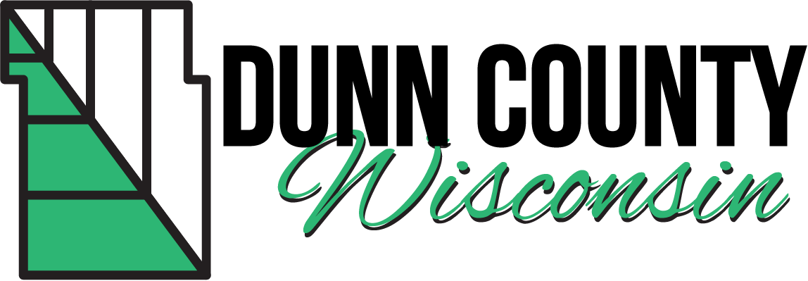 Dunn County Green and Black Horiztonal Logo